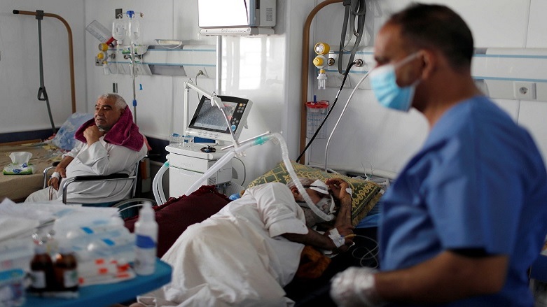 نه‌خۆشخانه‌یه‌كی تایبه‌ت به‌ چاره‌سه‌ركردنی كۆرۆنا له‌ به‌غدا، وێنه‌: ئه‌رشیف